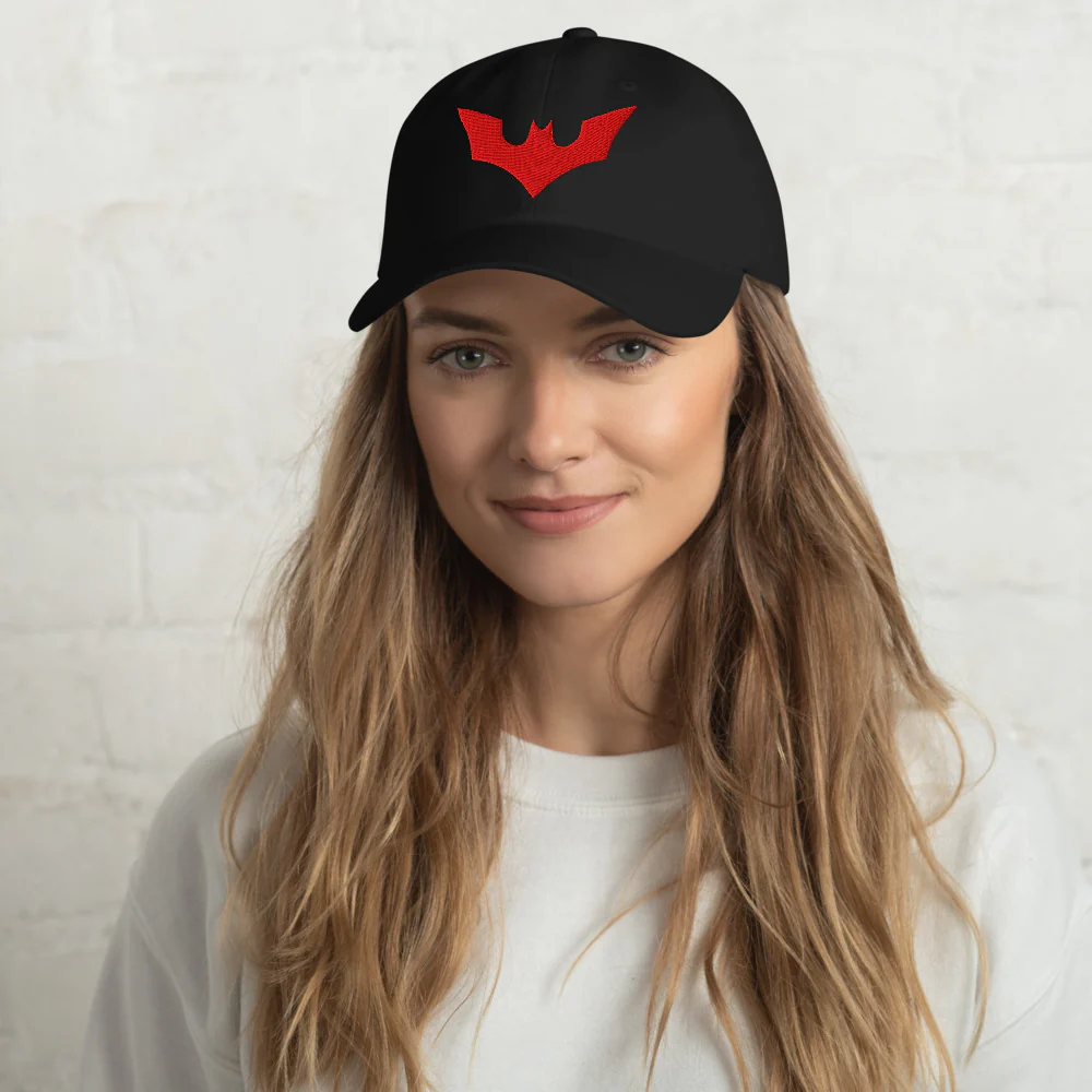 BATMAN BEYOND Batman Logo Embroidered Dad Hat - Image 3