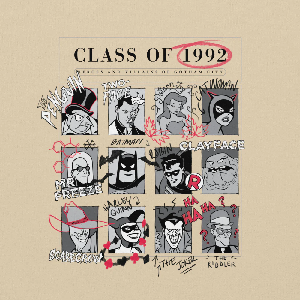 BATMAN: THE ANIMATED SERIES Class of 1992 Hoodie - Image 15