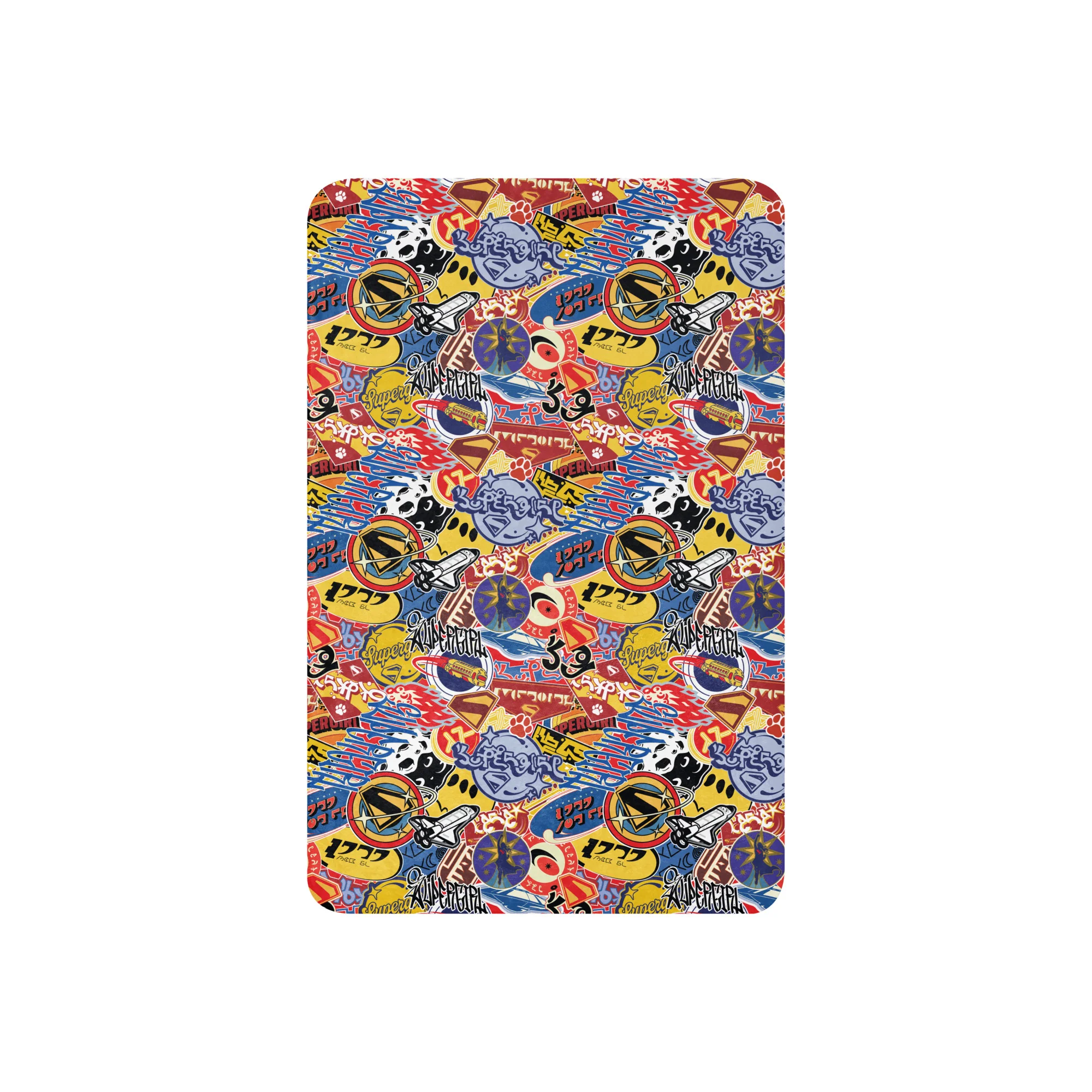 SUPERGIRL (2026 Movie) Sherpa Blanket Sticker Bomb - Image 4