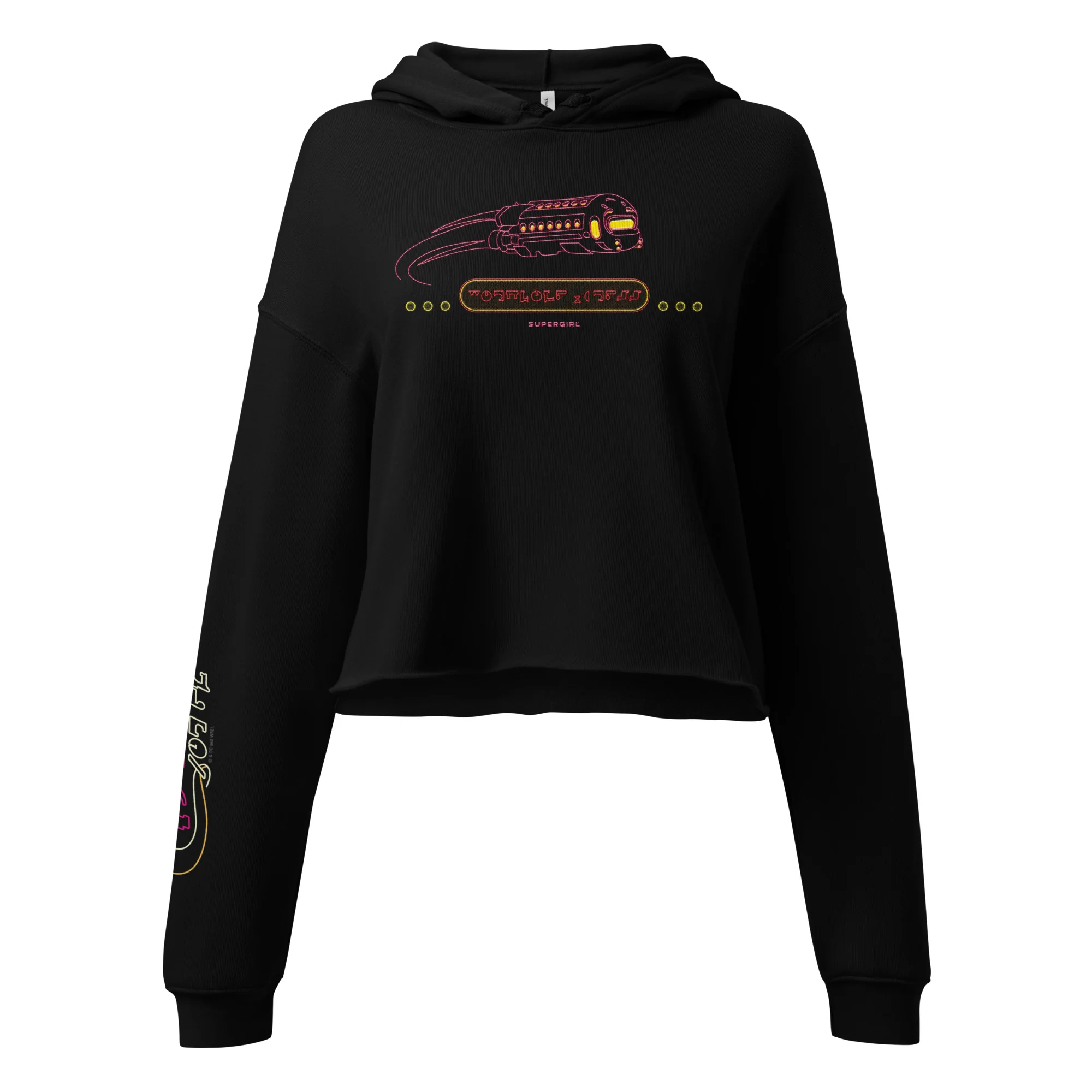 SUPERGIRL (2026 Movie) Women’s Cropped Hoodie Wormhole Xpress