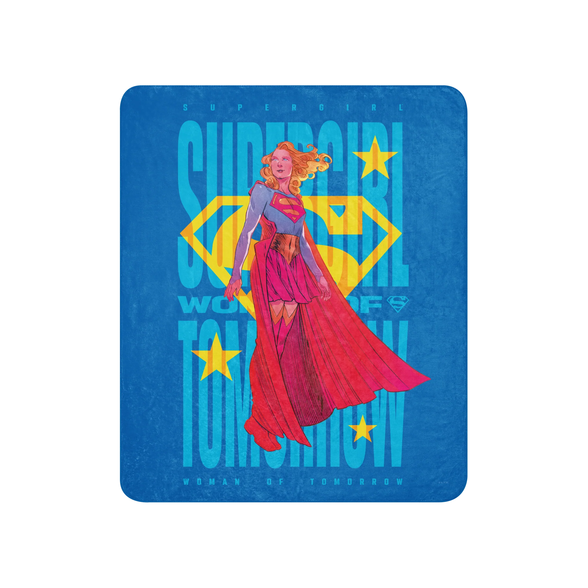 SUPERGIRL Woman of Tomorrow Sherpa Blanket - Image 3